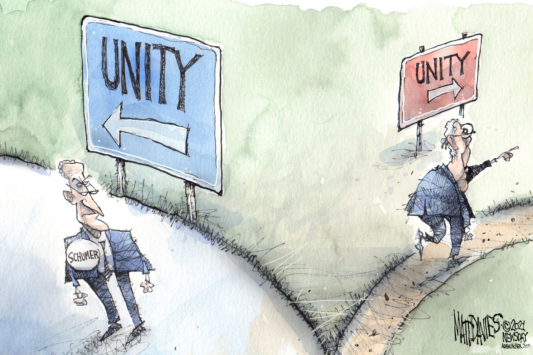 Editorial cartoon published Jan. 28, 2021